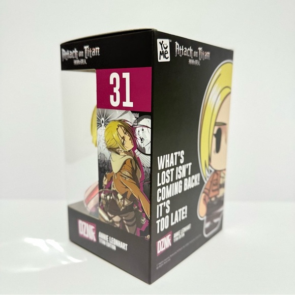 DZNR Collectible Designer Toy Female Titan Annie Leonhart Attack on Titan Stuffe - Picture 4 of 6